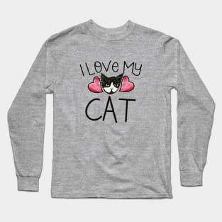 I love my cat Long Sleeve T-Shirt